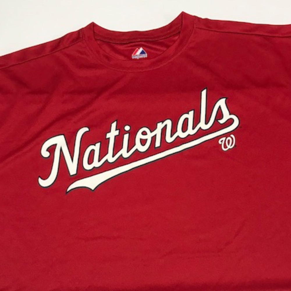 Washington Nationals Cool Base by Majestic t-shirt XL *Brand New* Dry-Fit